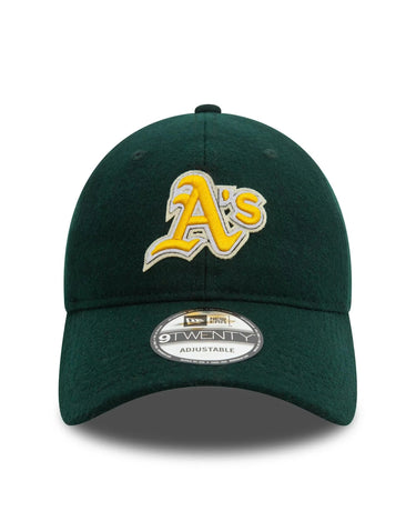 New Era MELTON 9TWENTY® OAKLAND ATHLETICS Cap Dark Green - KYOTO - New Era