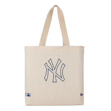 New Era MLB LIGHT CANVAS TOTE NY yankee Ivory/navy - KYOTO - New Era