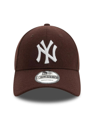 New Era NEW YORK YANKEES MELTON WOOL 9FORTY® Cap Brown - KYOTO - New Era