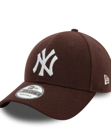 New Era NEW YORK YANKEES MELTON WOOL 9FORTY® Cap Brown - KYOTO - New Era