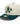 New Era Script PC Golfer - Off White/Dark Green Cap - KYOTO - New Era