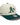 New Era Script PC Golfer - Off White/Dark Green Cap - KYOTO - New Era