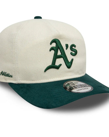 New Era Script PC Golfer - Off White/Dark Green Cap - KYOTO - New Era