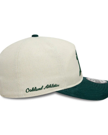 New Era Script PC Golfer - Off White/Dark Green Cap - KYOTO - New Era