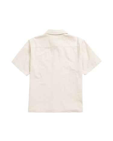 Norse Ivan Relaxed Cotton Linen SS Shirt Ecru - KYOTO - Norse Projects