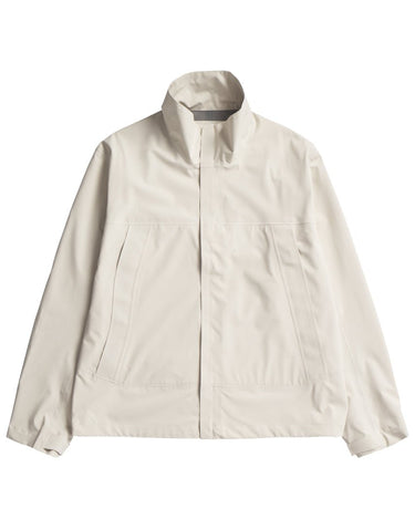 Norse Projects 3L Waterproof Stand Collar Jacket Kit White - KYOTO - Norse Projects