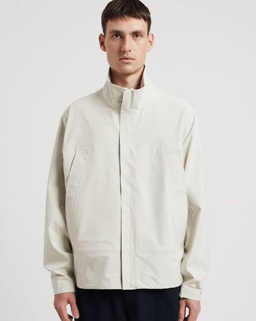 Norse Projects 3L Waterproof Stand Collar Jacket Kit White - KYOTO - Norse Projects