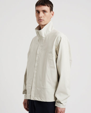 Norse Projects 3L Waterproof Stand Collar Jacket Kit White - KYOTO - Norse Projects