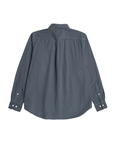Norse Projects Algot Relaxed Micro Cord Shirt Graphite - KYOTO - Norse Projects