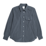 Norse Projects Algot Relaxed Micro Cord Shirt Graphite - KYOTO - Norse Projects