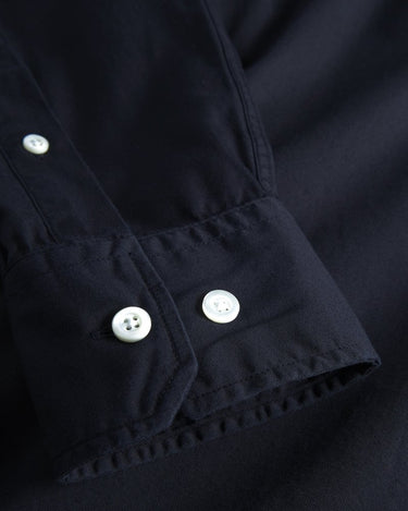 Norse Projects Algot Twill Shirt Dark Navy - KYOTO - Norse Projects