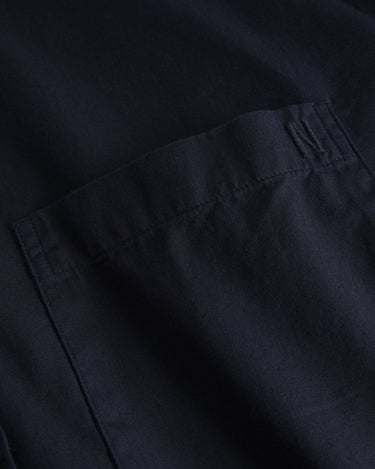 Norse Projects Algot Twill Shirt Dark Navy - KYOTO - Norse Projects