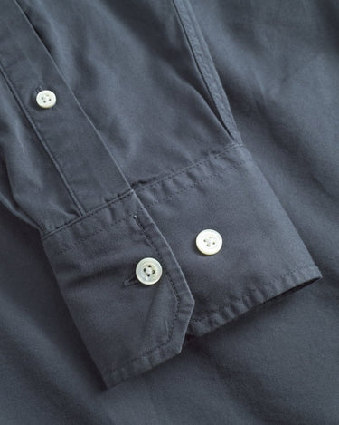 Norse Projects Algot Twill Shirt Graphite - KYOTO - Norse Projects