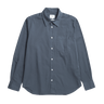 Norse Projects Algot Twill Shirt Graphite - KYOTO - Norse Projects