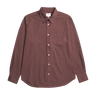 Norse Projects Algot Twill Shirt Mahogany - KYOTO - Norse Projects