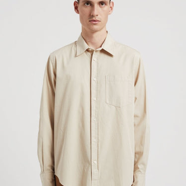 Norse Projects Algot Twill Shirt Oatmeal - KYOTO - Norse Projects