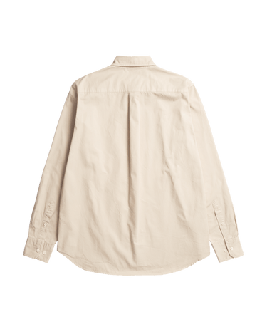 Norse Projects Algot Twill Shirt Oatmeal - KYOTO - Norse Projects