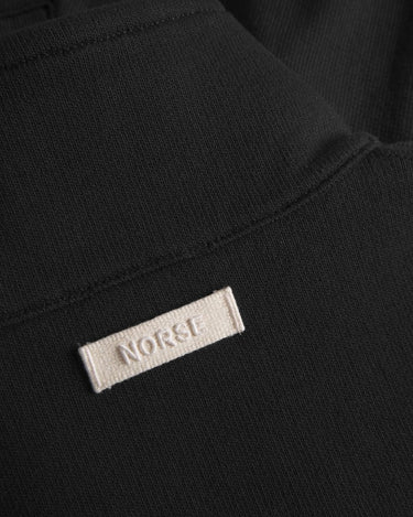 Norse Projects Bjorn Relaxed Organic Loopback Track Jacket Sweatshirt Black - KYOTO - Norse Projects