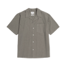 Norse Projects Carsten Cotton Tencel Shirt Mid Khaki - KYOTO - Norse Projects
