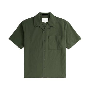 Norse Projects Carsten Travel Light Shirt Spruce Green - KYOTO - Norse Projects