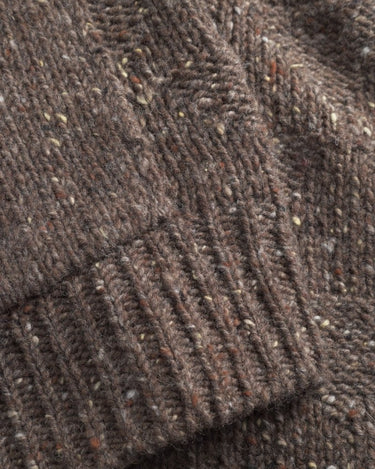 Norse Projects Erik Donegal Diamond Jacket Seal Brown - KYOTO - Norse Projects