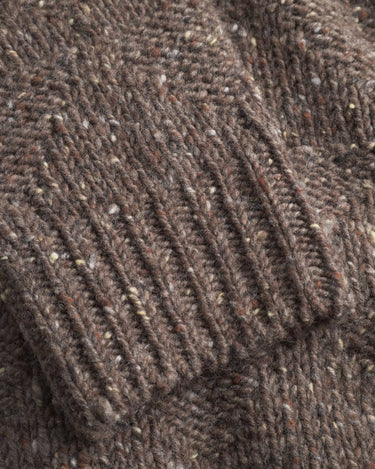 Norse Projects Erik Donegal Diamond Jacket Seal Brown - KYOTO - Norse Projects