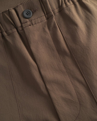 Norse Projects Ezra Fatigue Solotex Twill Shorts Chestnut - KYOTO - Norse Projects