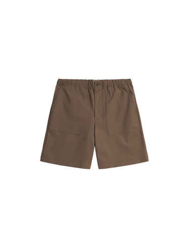 Norse Projects Ezra Fatigue Solotex Twill Shorts Chestnut - KYOTO - Norse Projects