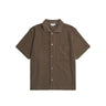 Norse Projects Gustav Crochet Jersey Shirt Chestnut - KYOTO - Norse Projects