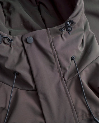 Norse Projects Herluf Alpinix Smart Merino Jacket Seal Brown - KYOTO - Norse Projects