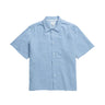 Norse Projects Ivan Relaxed Cotton Linen SS Shirt Pale Blue - KYOTO - Norse Projects