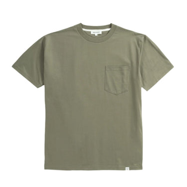 Norse Projects Johannes Organic Pocket T - shirts Sediment Green - KYOTO - Norse Projects