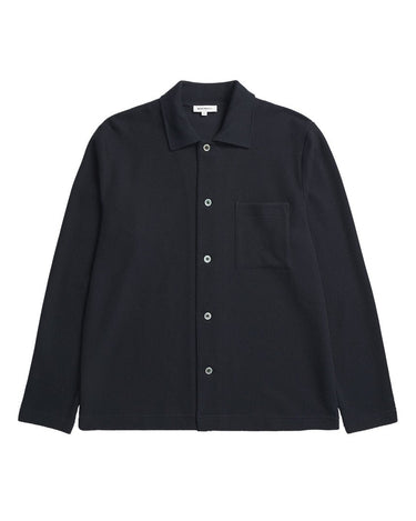 Norse Projects Jorn Double Face Overshirt Dark Navy - KYOTO - Norse Projects