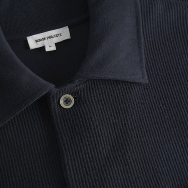 Norse Projects Jorn Double Face Overshirt Dark Navy - KYOTO - Norse Projects