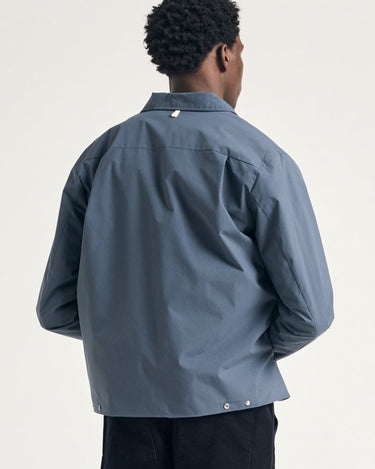 Norse Projects Marcus Windstopper Overshirt Graphite - KYOTO - Norse Projects