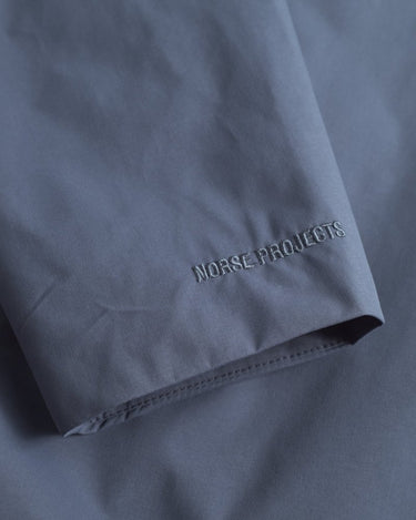 Norse Projects Marcus Windstopper Overshirt Graphite - KYOTO - Norse Projects