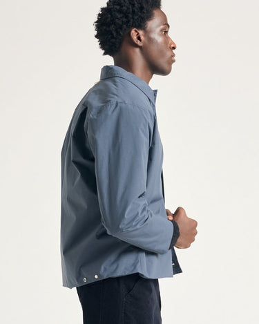 Norse Projects Marcus Windstopper Overshirt Graphite - KYOTO - Norse Projects