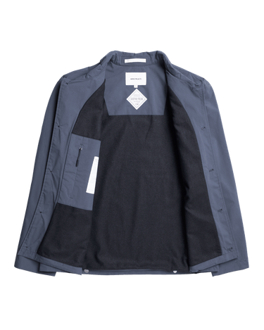 Norse Projects Marcus Windstopper Overshirt Graphite - KYOTO - Norse Projects