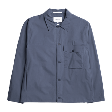 Norse Projects Marcus Windstopper Overshirt Graphite - KYOTO - Norse Projects