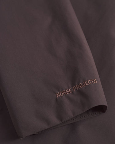 Norse Projects Marcus Windstopper Overshirt Seal Brown - KYOTO - Norse Projects