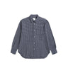 Norse Projects Mo Check Oversized Shirt Dark Navy - KYOTO - Norse Projects