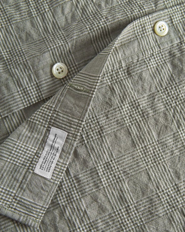 Norse Projects Mo Oversized Check SS Shirt Moss Green - KYOTO - Norse Projects