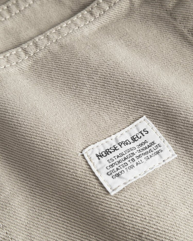 Norse Projects Mogens Relaxed 5 Pocket Heavy Twill Bukser Clay - KYOTO - Norse Projects