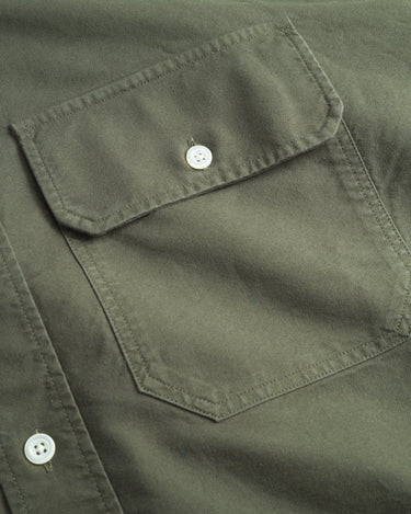 Norse Projects Ole Oversized GMD Oxford Shirt Olive Night - KYOTO - Norse Projects