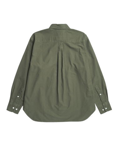 Norse Projects Ole Oversized GMD Oxford Shirt Olive Night - KYOTO - Norse Projects