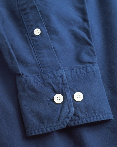 Norse Projects Ole Oversized GMD Oxford Shirt Workwear Blue - KYOTO - Norse Projects