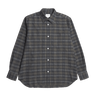 Norse Projects Ole Oversized Wool Check Shirt Charcoal Grey - KYOTO - Norse Projects