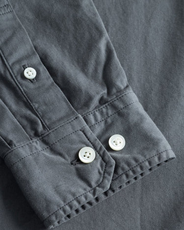 Norse Projects Osvald BD Twill Shirt Norse Grey - KYOTO - Norse Projects