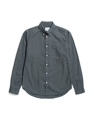 Norse Projects Osvald BD Twill Shirt Norse Grey - KYOTO - Norse Projects