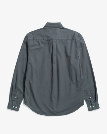 Norse Projects Osvald BD Twill Shirt Norse Grey - KYOTO - Norse Projects